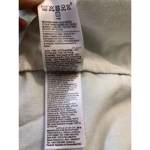 Athleta Tote Bag Gym‎ Blue Ombre Large Canvas Shopping Bag 18x13 Travel Open - Picture 9 of 12